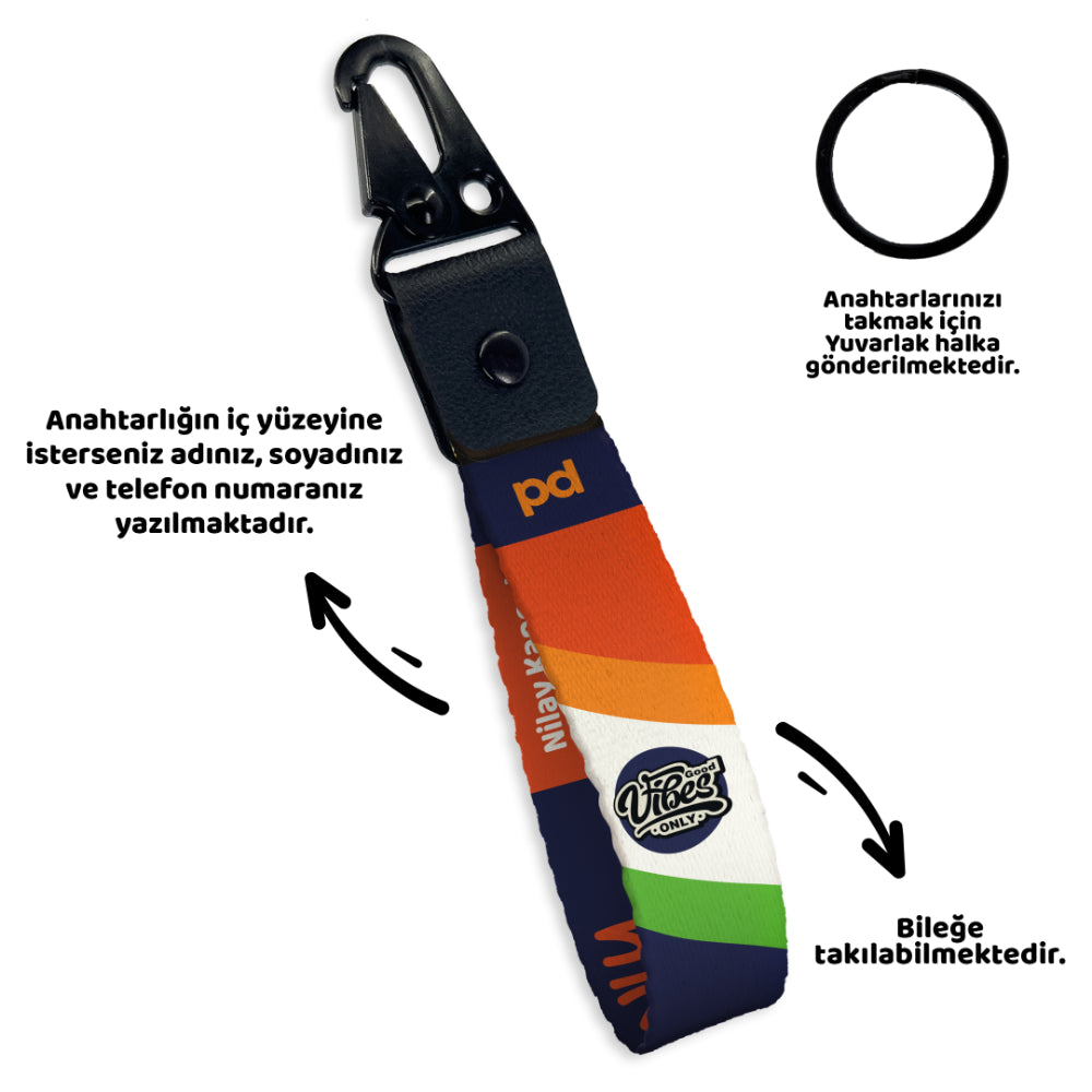 Vibes Only | Anahtarlık - Evcil hayvanlar için mükemmel bir ürün.