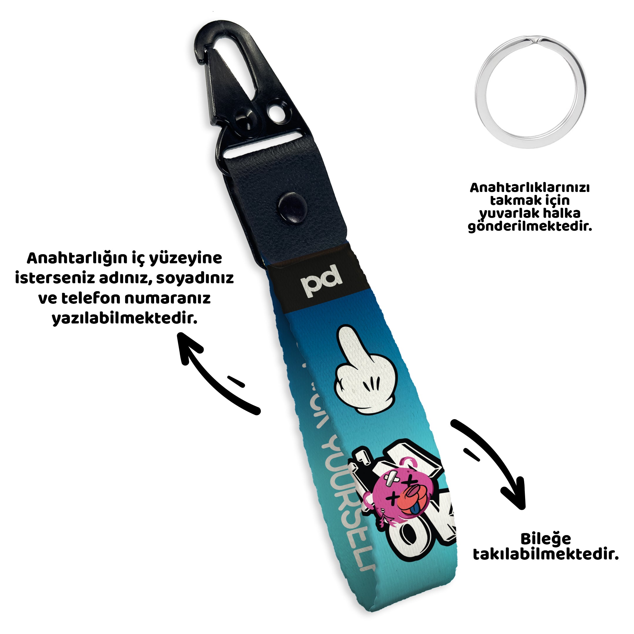 I'm OK | Anahtarlık - Evcil hayvanlar için mükemmel bir ürün.