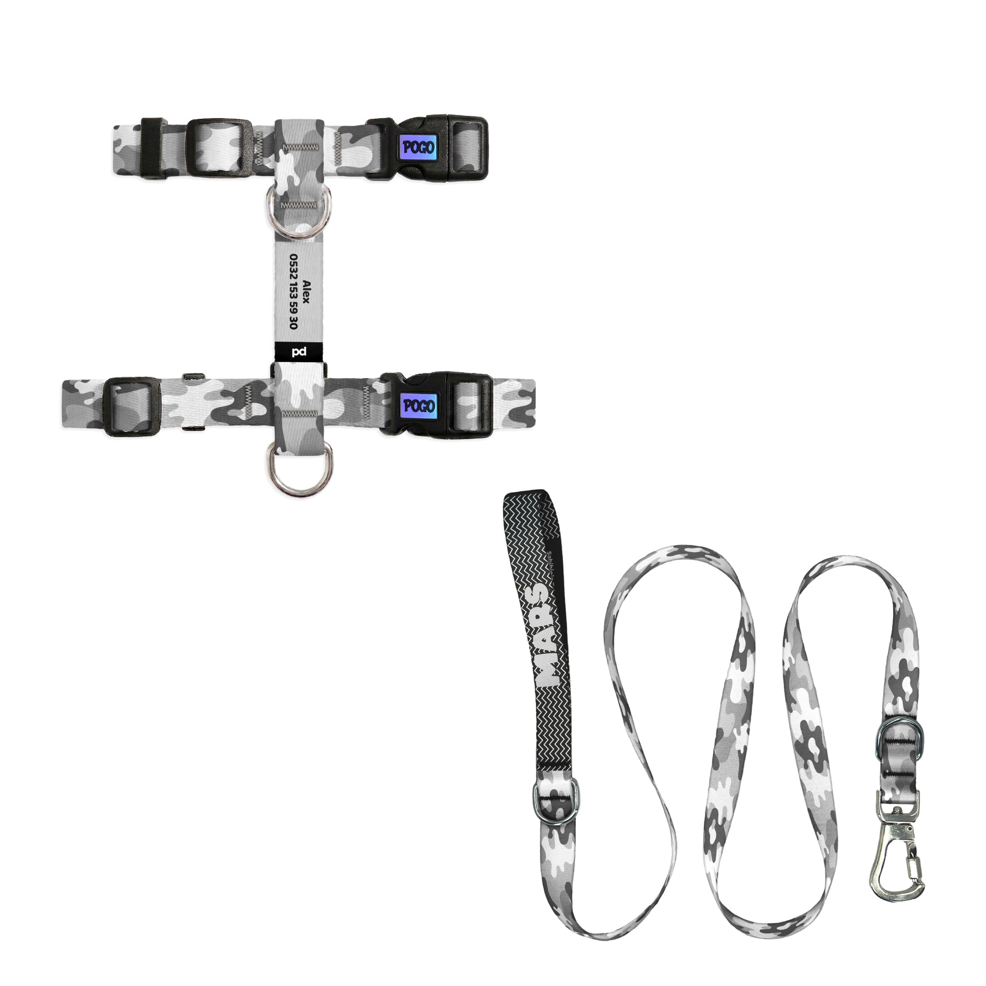 DisguiseX Kedi Gezdirme Seti - Göğüs Tasması ve İp