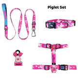 Piglet | Tasma ve Künye Seti - Evcil hayvanlar için mükemmel bir ürün.