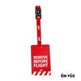 Remove Before Flight | PD Fly Bavul Etiketi - Evcil hayvanlar için mükemmel bir ürün.