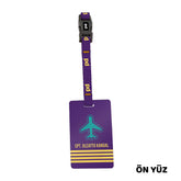 Old School Plane | PD Fly Bavul Etiketi - Evcil hayvanlar için mükemmel bir ürün.