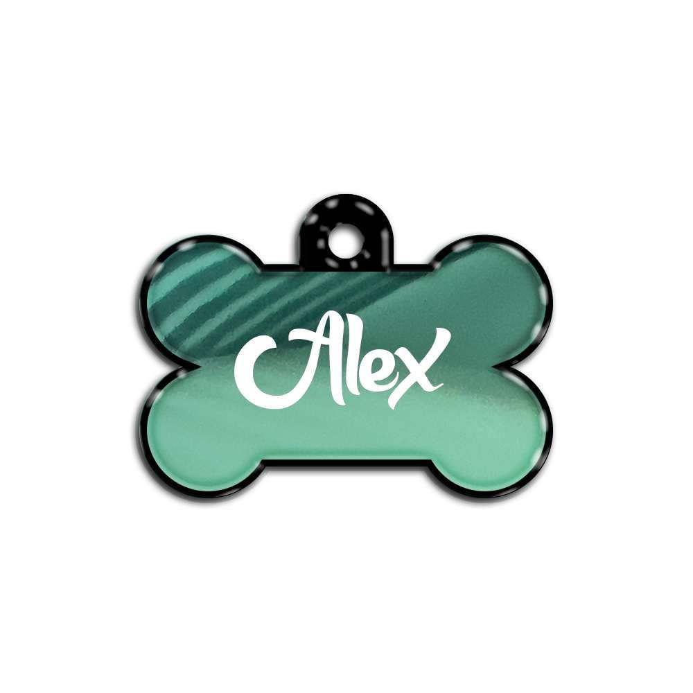 Su Yeşili Metalik Kemik | İsimlik - Evcil hayvanlar için mükemmel bir ürün.