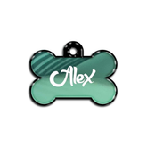 Su Yeşili Metalik Kemik | İsimlik - Evcil hayvanlar için mükemmel bir ürün.