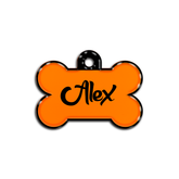 Turuncu Neon Kemik | İsimlik - Evcil hayvanlar için mükemmel bir ürün.