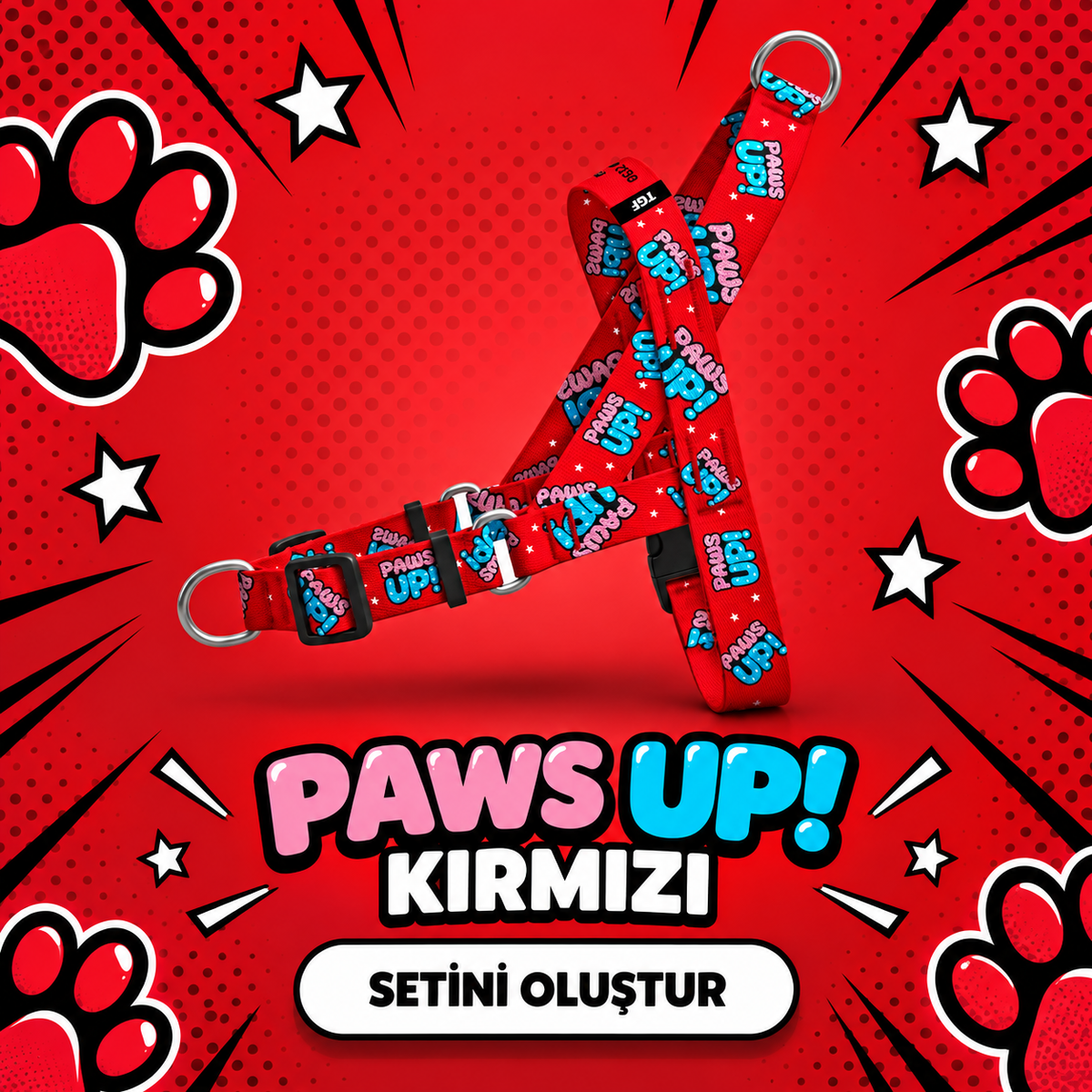 Paws Up! Kırmızı | Set Oluştur