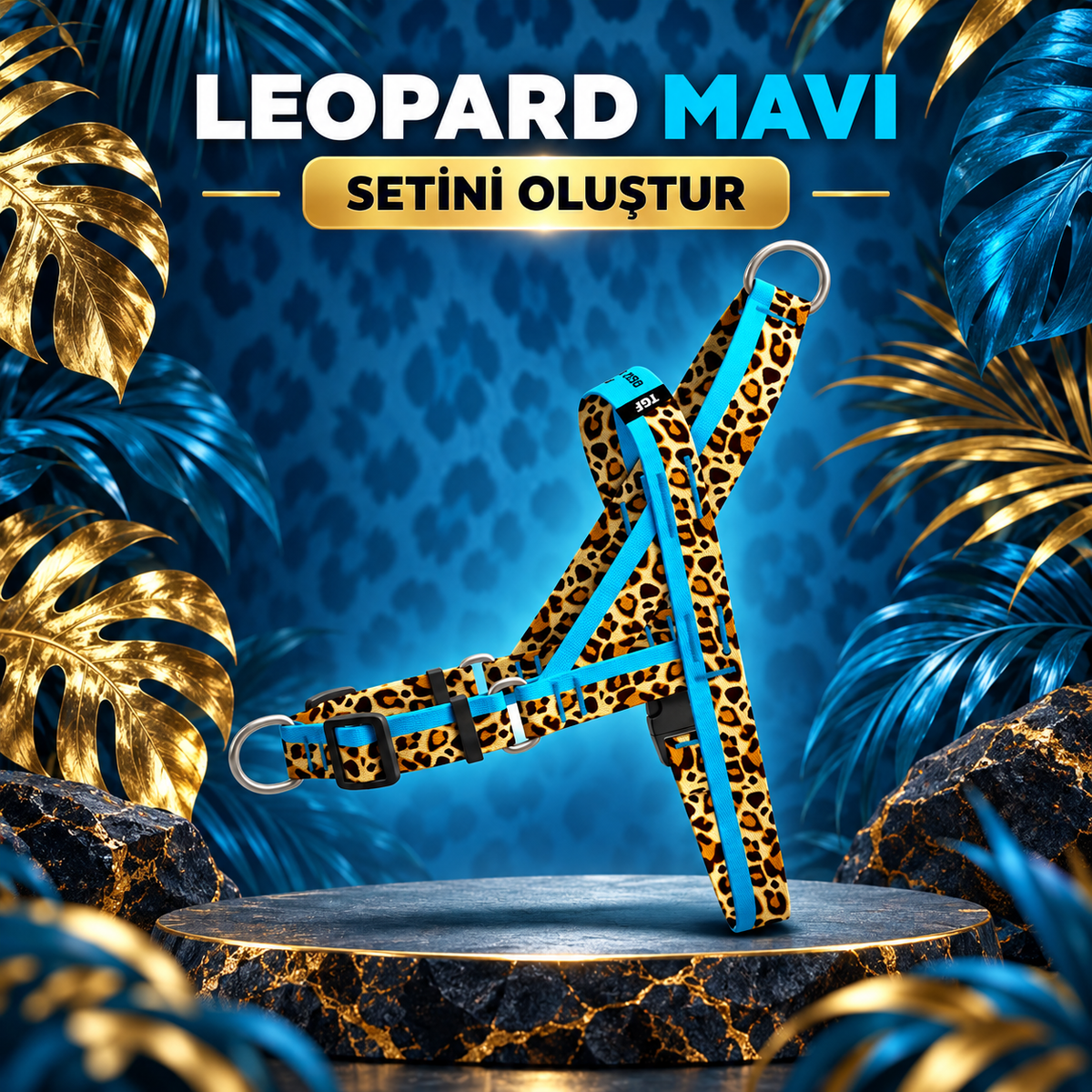 Leopard Mavi | Set Oluştur