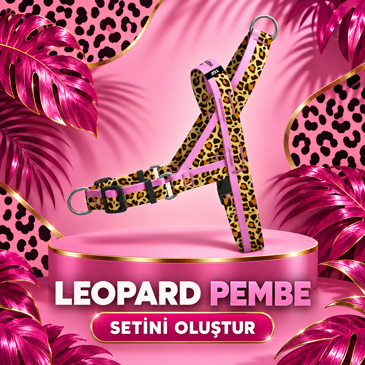 Leopard Pembe | Set Oluştur