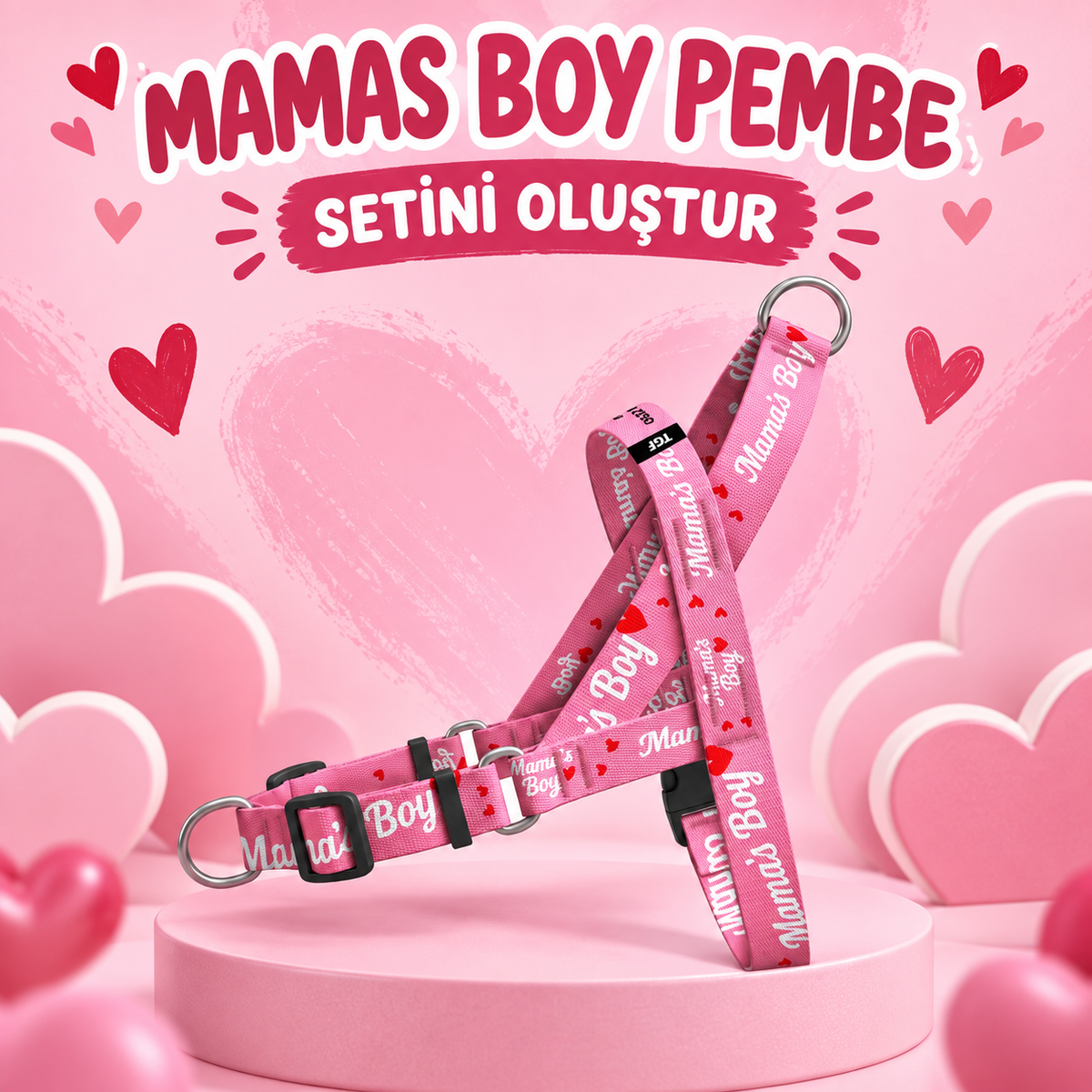 Mamas Boy Pembe | Set Oluştur