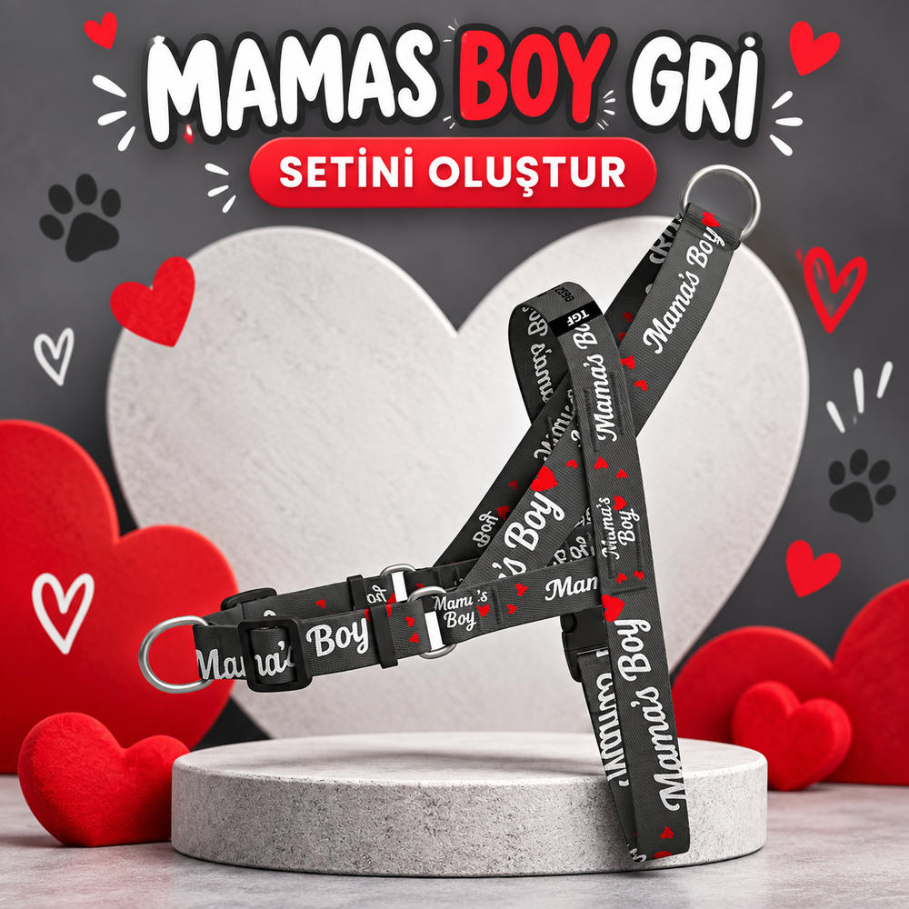 Mamas Boy Gri | Set Oluştur