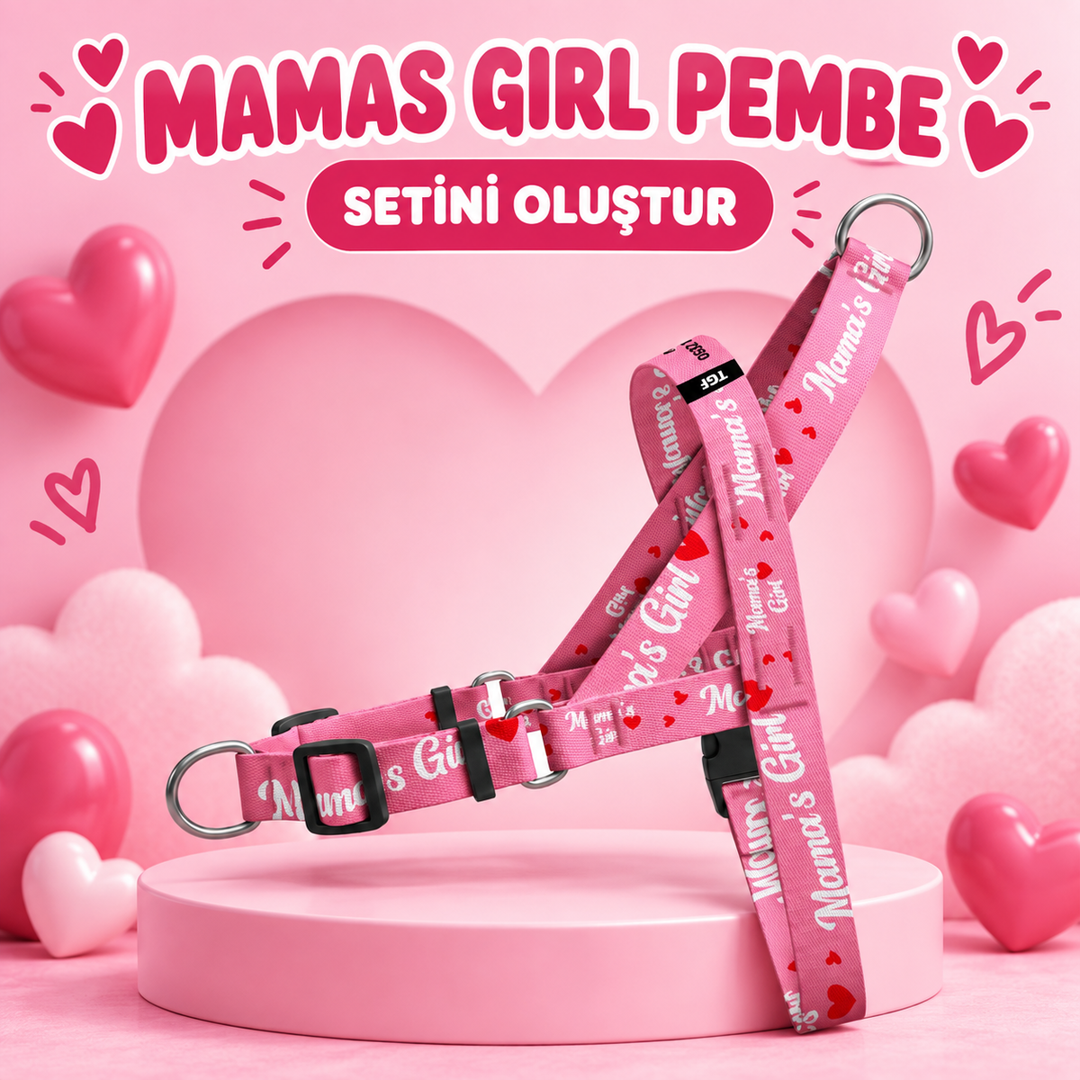 Mamas Girl Pembe | Set Oluştur