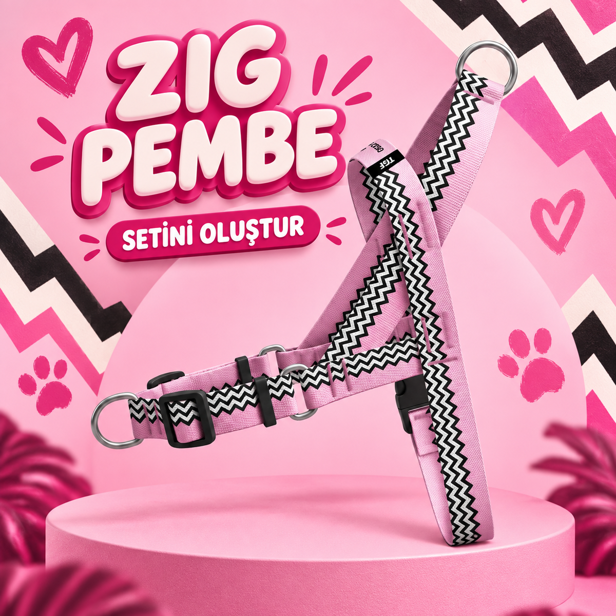 Zig Pembe | Set Oluştur