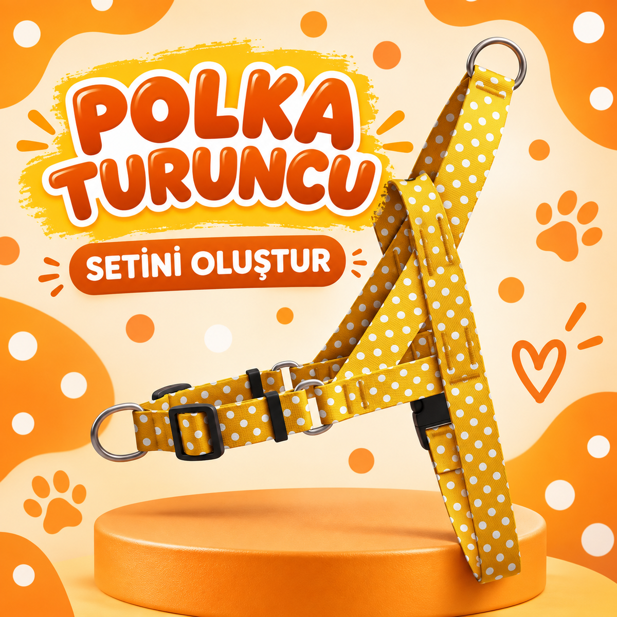 Polka Turuncu | Set Oluştur