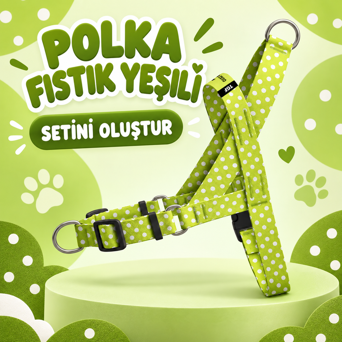 Polka Fıstık Yeşili | Set Oluştur