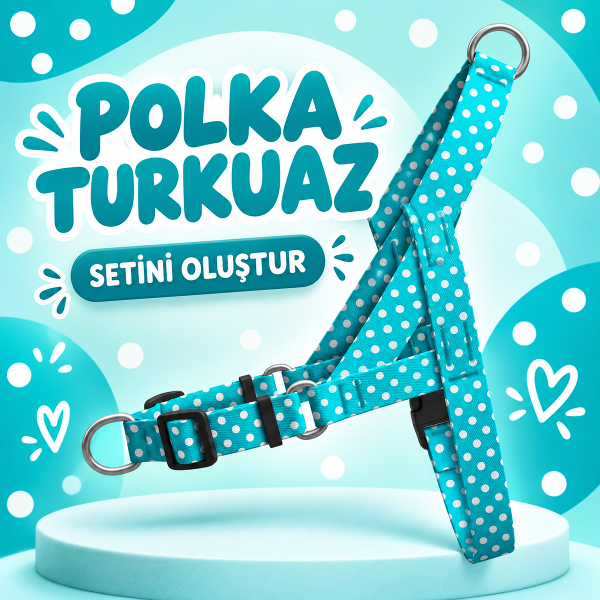 Polka Turkuaz | Set Oluştur
