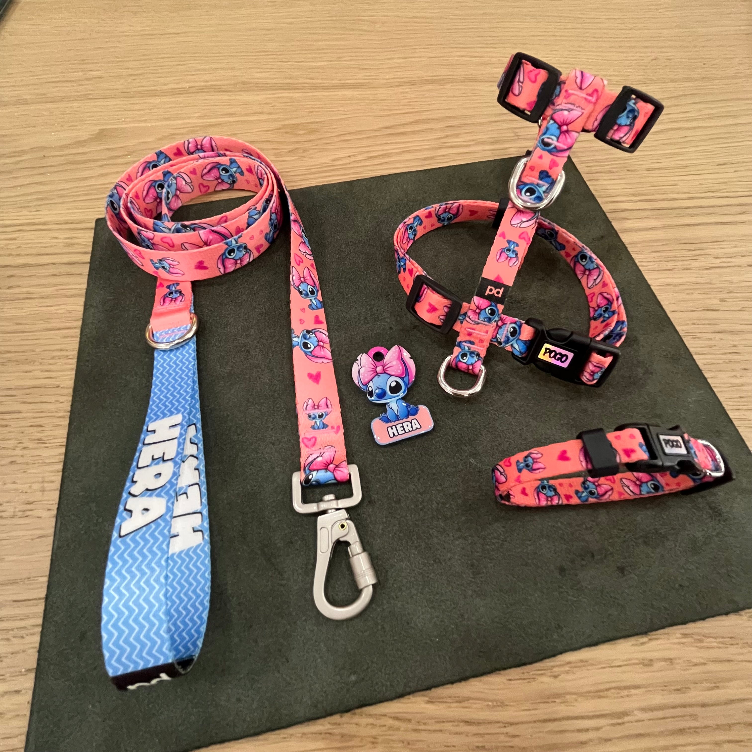 Pink Stitch | Tasma ve Künye Seti