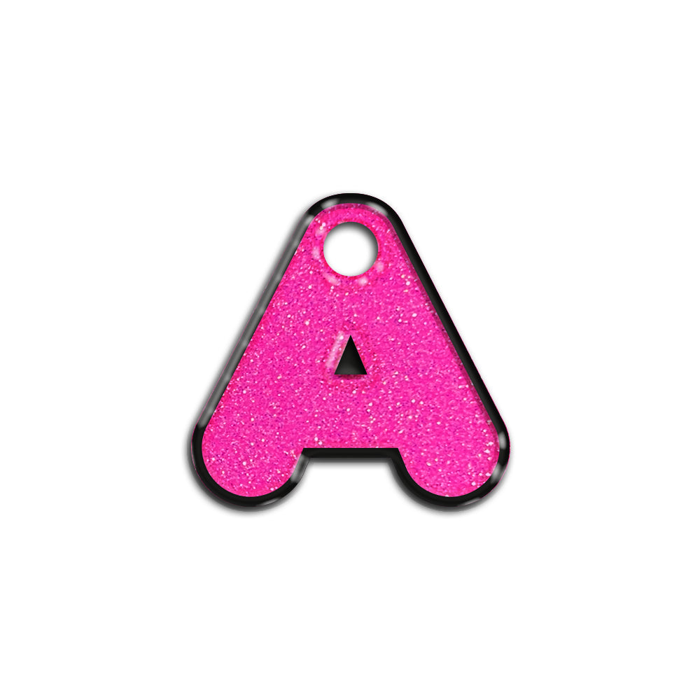 A Harfi Rounded Barbie Pink | İsimlik