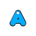 A Harfi Rounded Mavi Neon | İsimlik