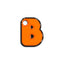 B Harfi Rounded Turuncu Neon | İsimlik