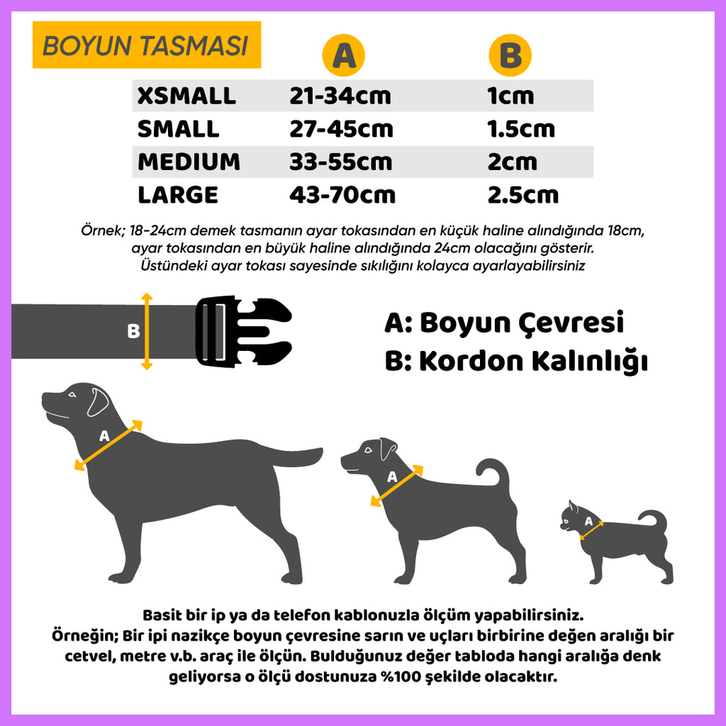 Vesikalık Pudra Pembe | Köpek Tasması