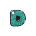 D Harfi Rounded Su Yeşil Glitter | İsimlik