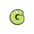 G Harfi Rounded Sarı Glitter | İsimlik