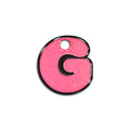 G Harfi Rounded Şeker Pembe Glitter | İsimlik