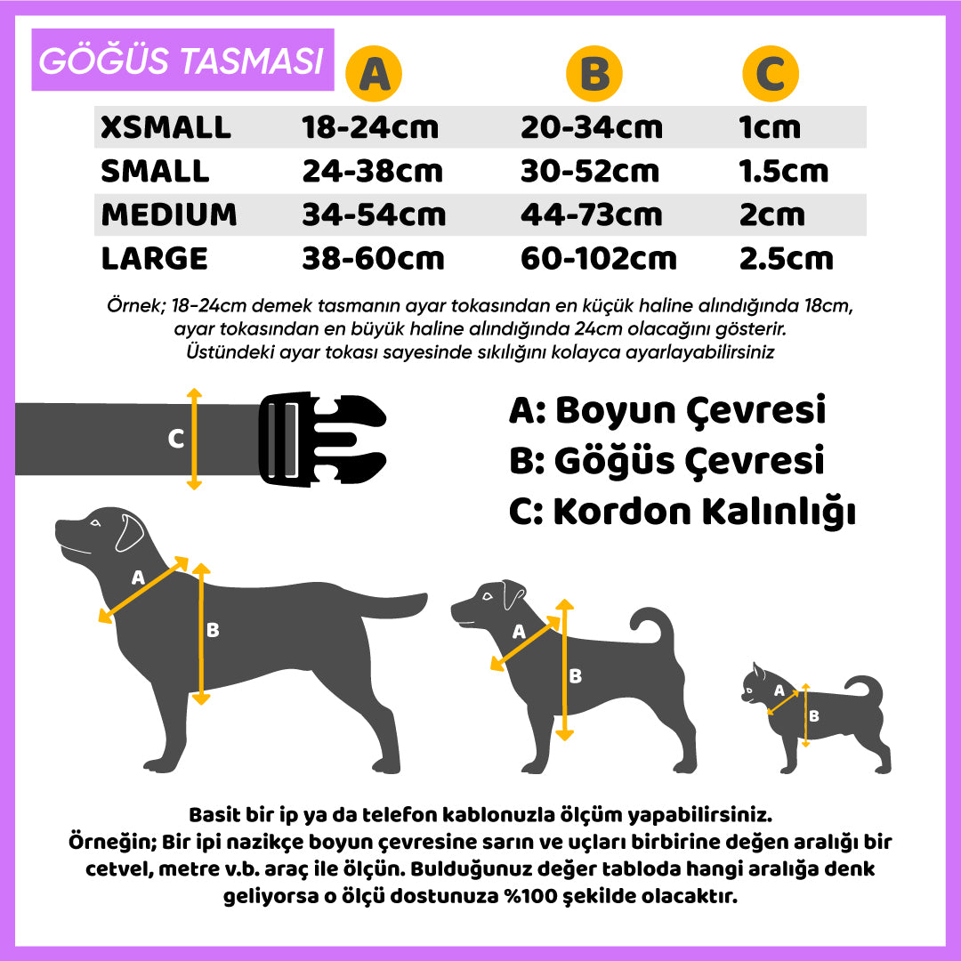 Vesikalık Pudra Pembe | Vesikalık Köpek Göğüs Tasması