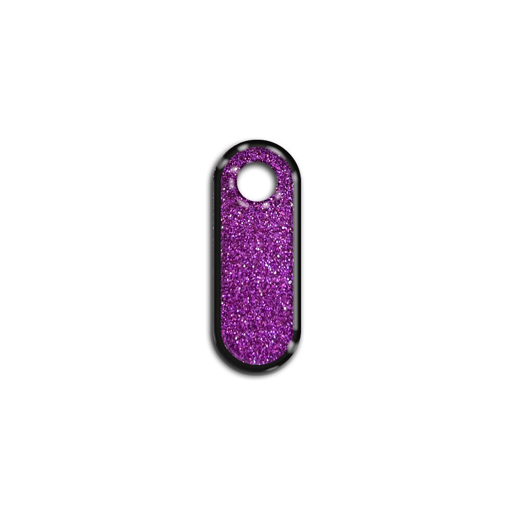I Harfi Rounded Mor Glitter | İsimlik