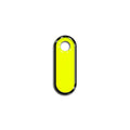 I Harfi Rounded Sarı Neon | İsimlik