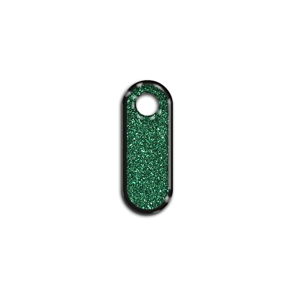 I Harfi Rounded Yeşil Glitter | İsimlik