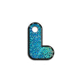 L Harfi Rounded Mavi Holo | İsimlik