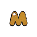 M Harfi Rounded Bal Metalik | İsimlik