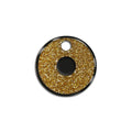 O Harfi Rounded Altın Glitter | İsimlik