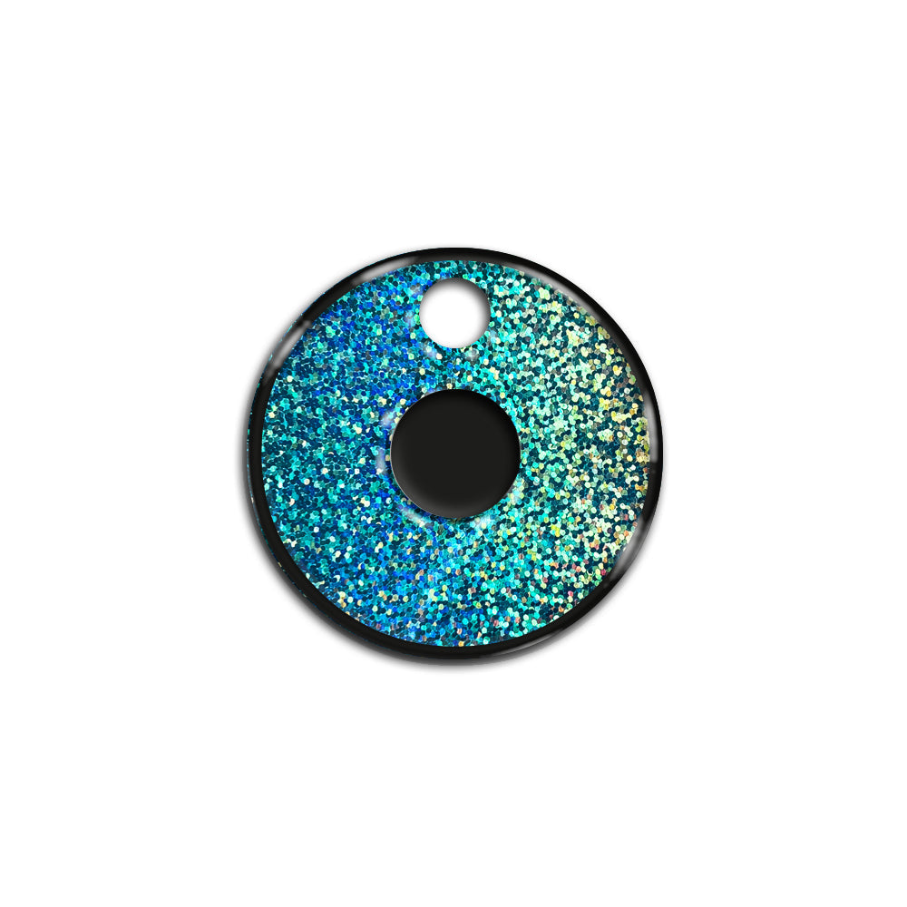 O Harfi Rounded Mavi Holo | İsimlik