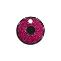 O Harfi Rounded Fuşya Glitter | İsimlik