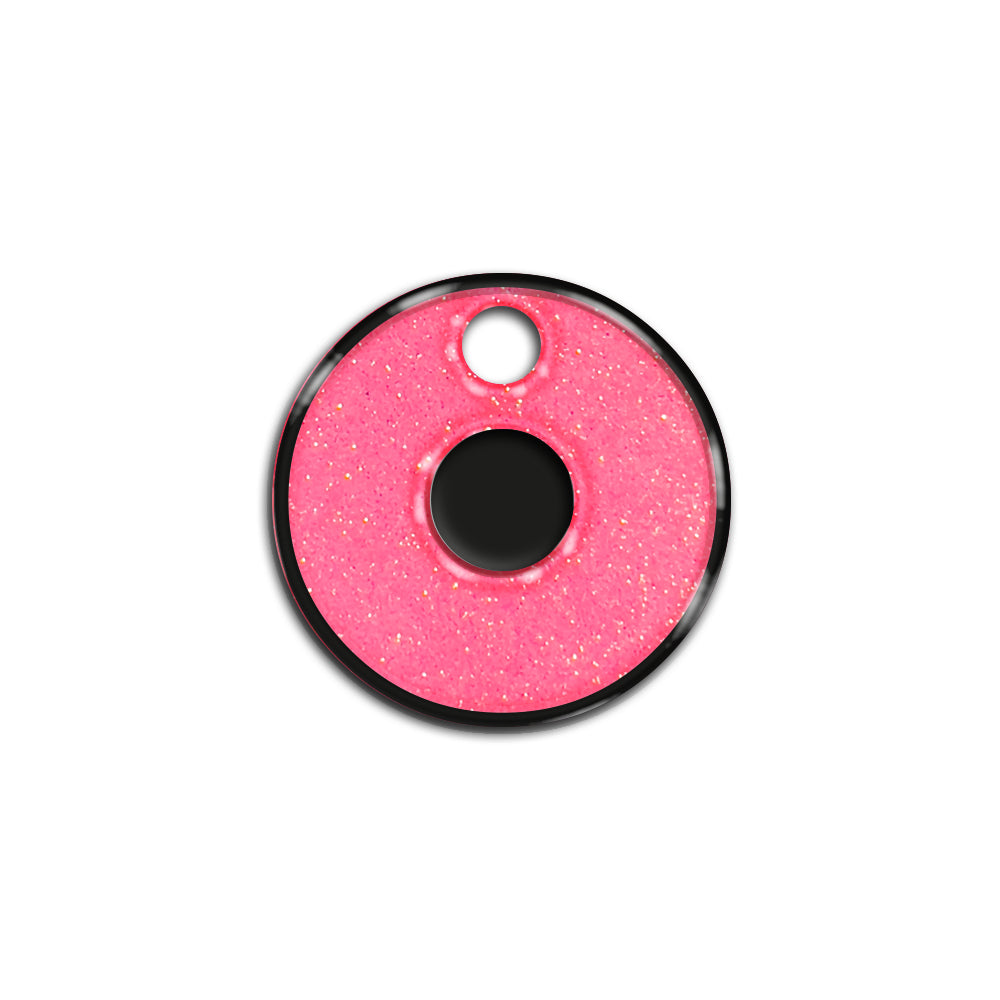 O Harfi Rounded Şeker Pembe Glitter | İsimlik