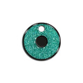 O Harfi Rounded Su Yeşil Glitter | İsimlik