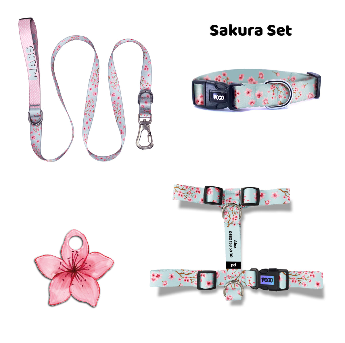 Sakura | Tasma ve Künye Seti