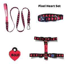 Pixel Heart | Tasma ve Künye Seti