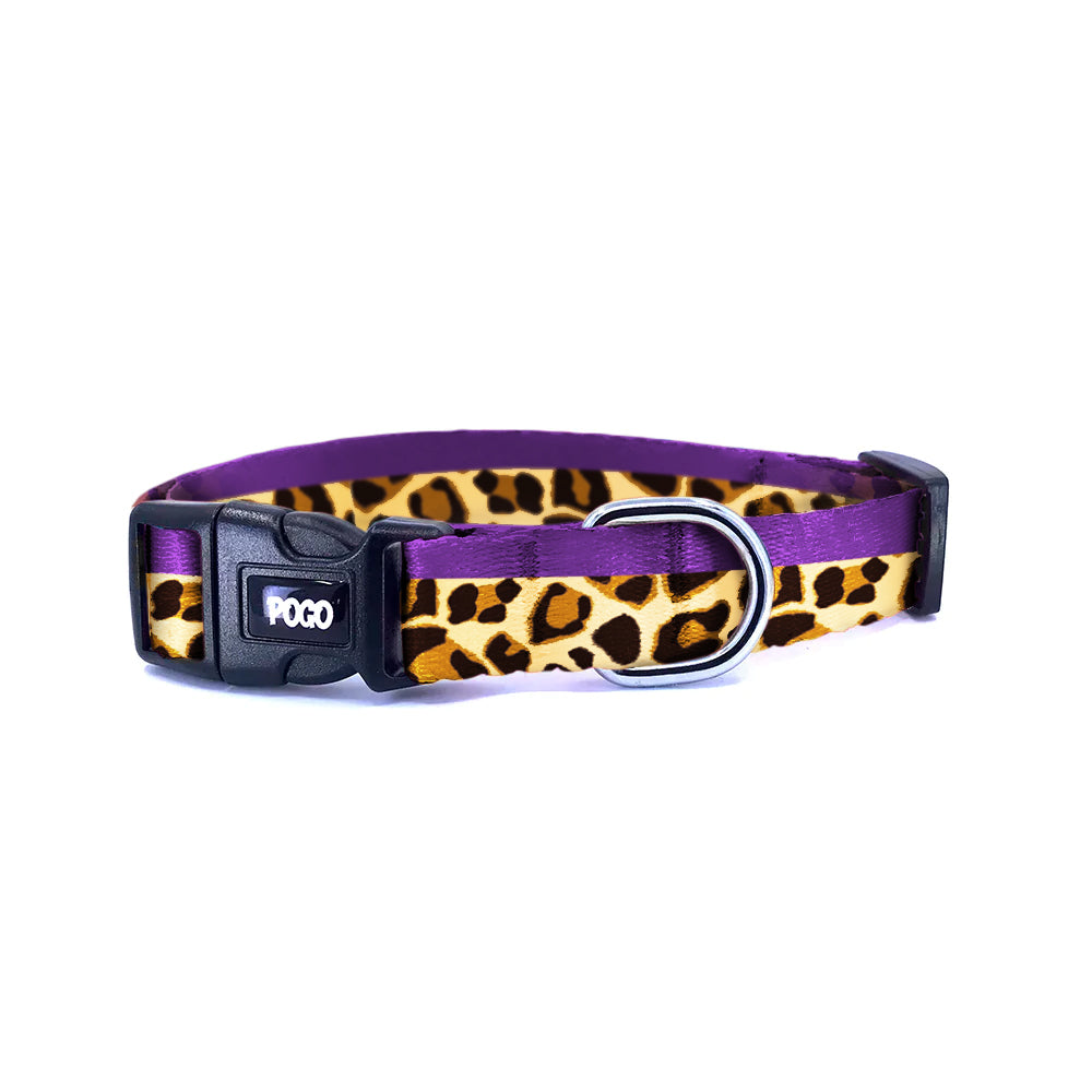 Leopard Mor | Köpek Tasması