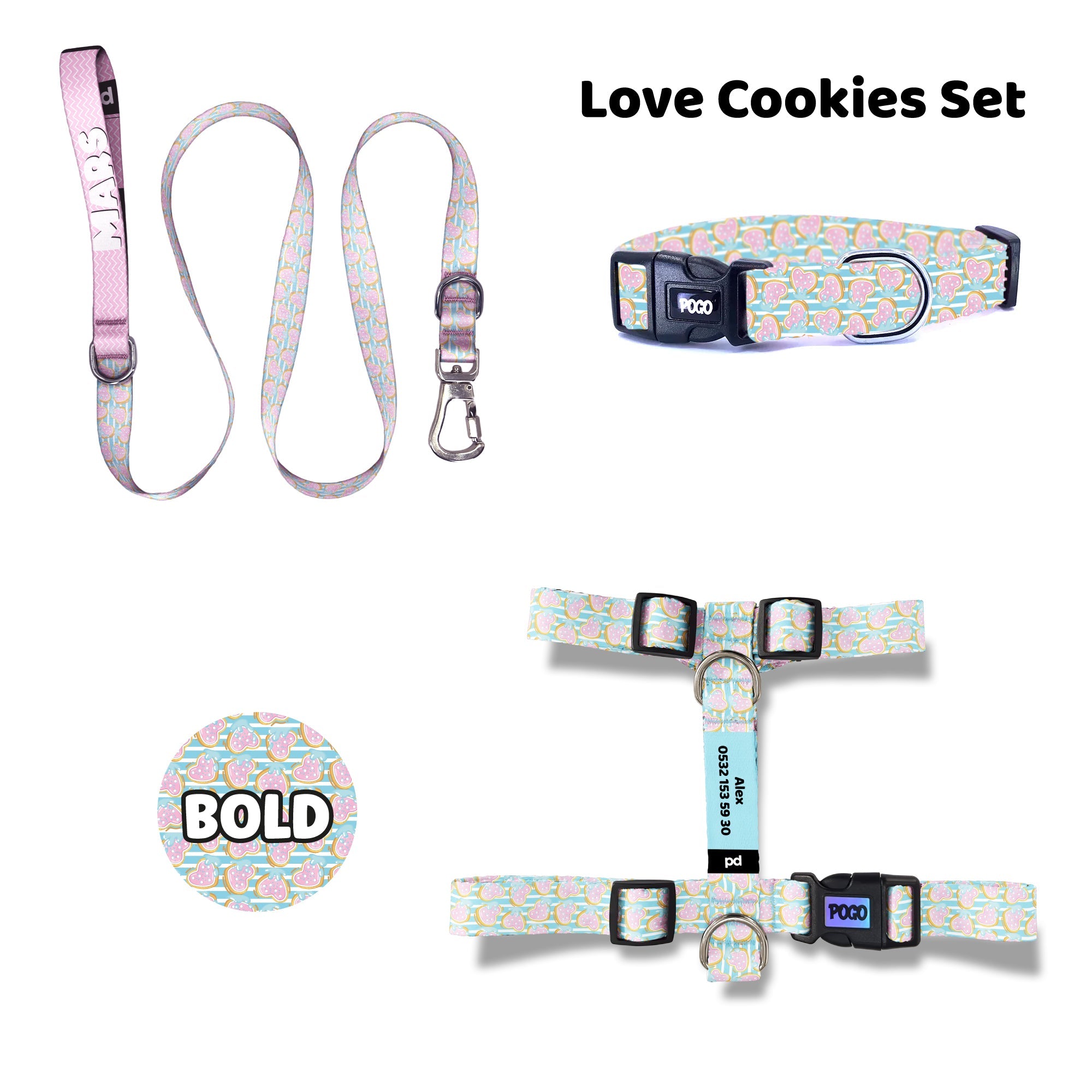 LoveCookies | Tasma ve Künye Seti