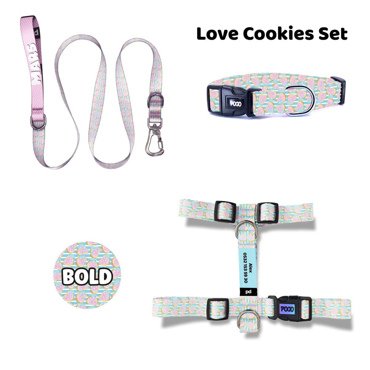 LoveCookies | Tasma ve Künye Seti