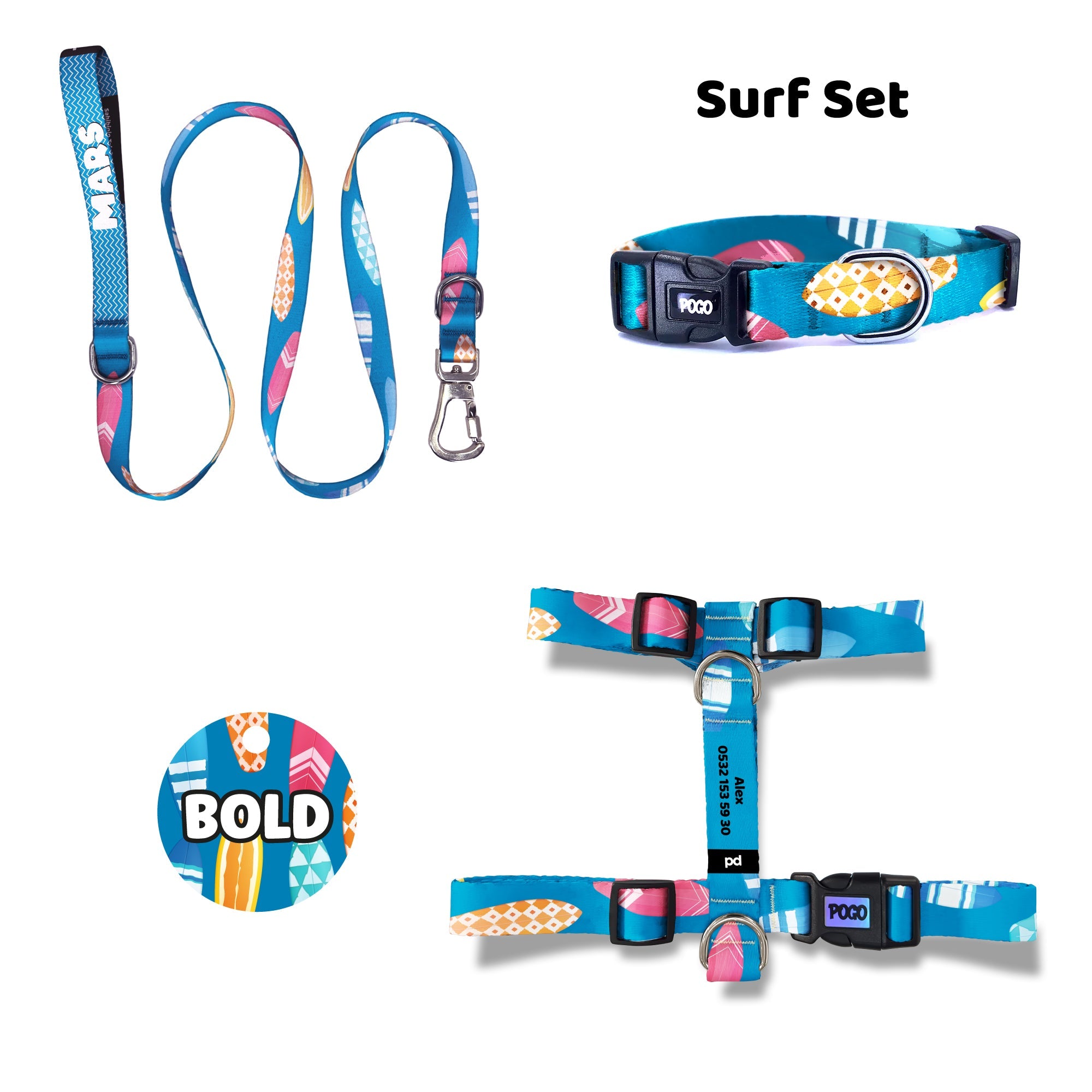 Surf | Tasma ve Künye Seti