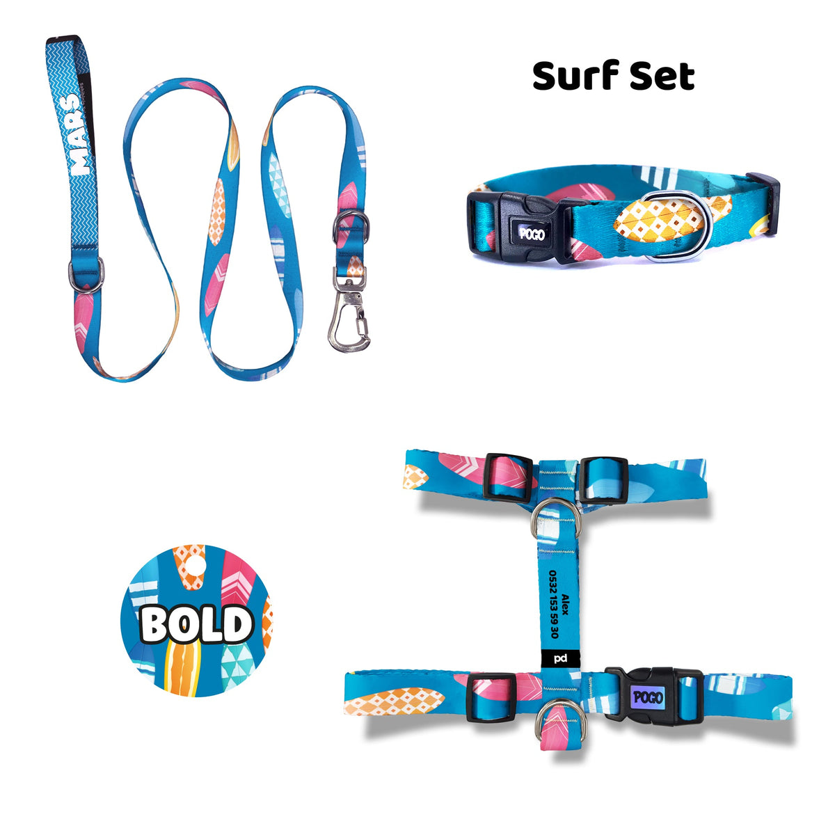 Surf | Tasma ve Künye Seti