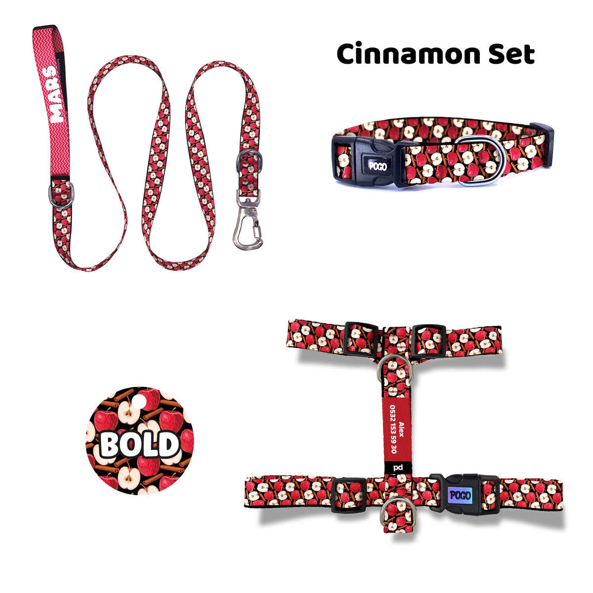 Cinnamon | Tasma ve Künye Seti