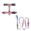 Pink Stitch Kedi Gezdirme Seti - Göğüs Tasması ve İp