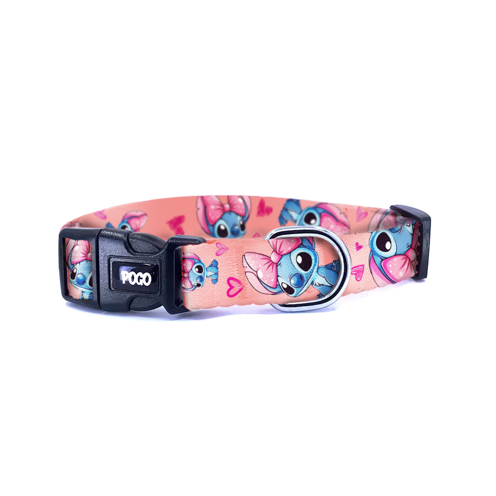 Pink Stitch | Köpek Tasması
