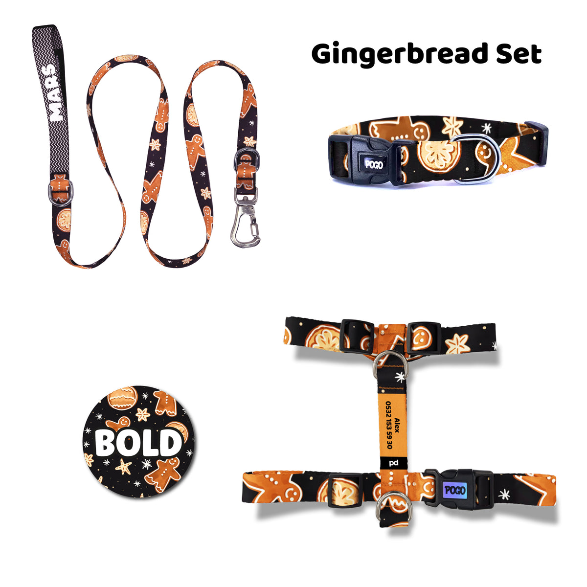 Gingerbread | Tasma ve Künye Seti