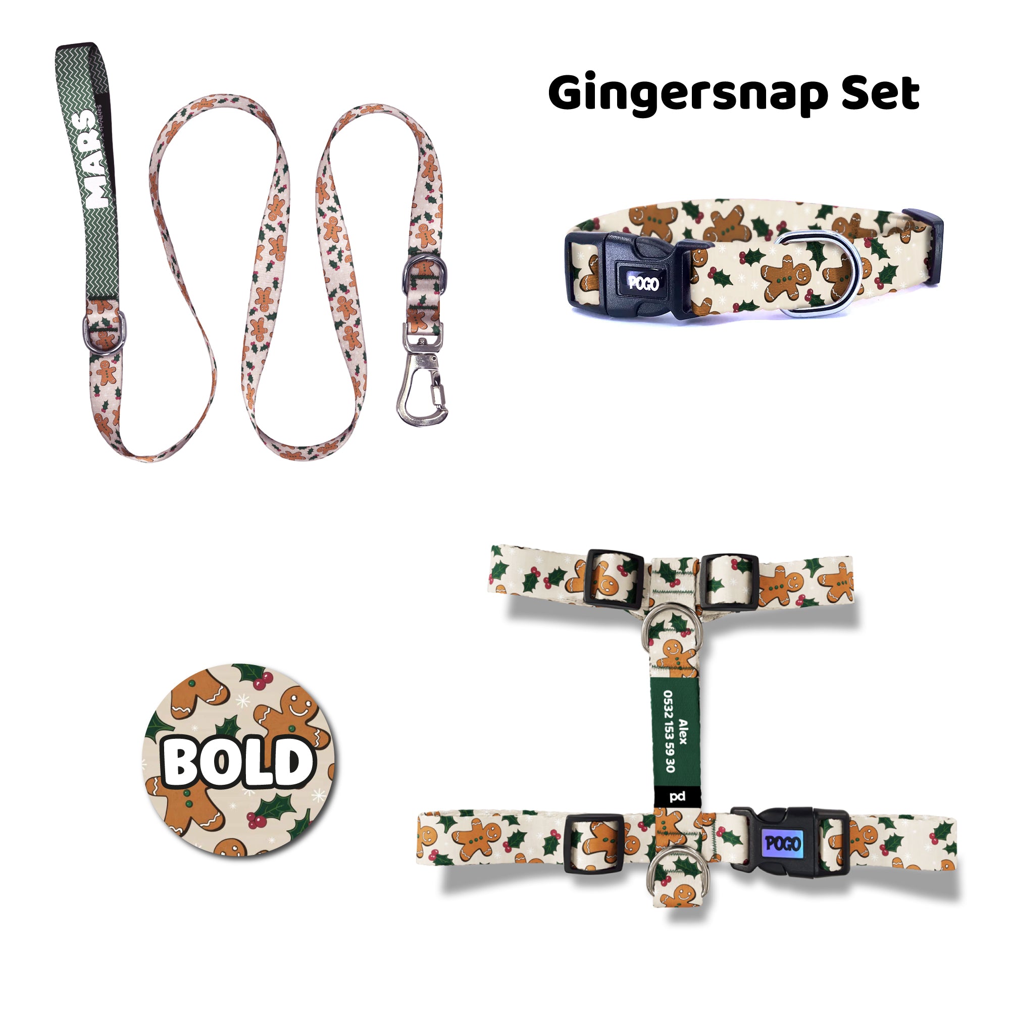 Gingersnap | Tasma ve Künye Seti